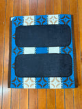 Ortho Equine Saddle Blanket - Tan, Brown & Turquoise