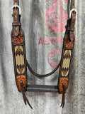 Leather Headstall - Desert Loom (SF-928)