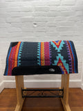 Ortho Equine Saddle Blanket - Firecracker Navy & Turquoise