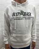 Fast Back Ropes - White Fast Back Hoodie