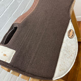 Contoured Saddle Pad - Cowhide (1)