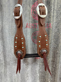 Dutton One Ear Headstall (TCCOE5) - Bronze & Turquoise