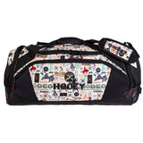 Hooey Competitor Duffle Bag - Black/Cream with Rodeo Print