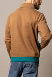 Kimes Ranch Pullover - Diamond Head Quarter Zip (Brown & Teal)