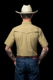 Ferrell - Pearl Snap Short Sleeve Shirt (The Core Khaki)