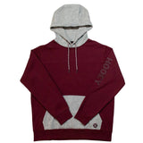 Hooey Hoodie - Tundra (Burgundy/Grey)