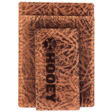 Hooey Sawyer Leather Wallet -  Brown/Turquoise