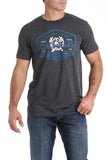 Cinch Mens Tee - Classic Logo Black Heather (MTT1690374)