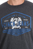 Cinch Mens Tee - Classic Logo Black Heather (MTT1690374)
