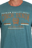 Cinch Mens Tee - Teal
