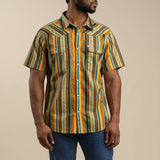 Sendero Provisions Co - Serape Pearl Snap Short Sleeve Shirt (Harvest)