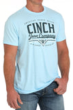 Cinch Mens Tee - Light Blue