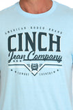 Cinch Mens Tee - Light Blue