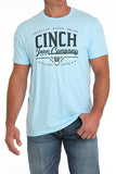 Cinch Mens Tee - Light Blue