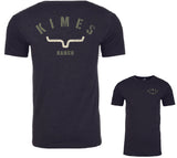 Kimes Ranch Tee - Cut Through (Charcoal)