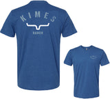Kimes Ranch Tee -Cut Through (Marine Blue)