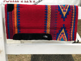Ortho Equine Saddle Blanket - Firecracker Red Multi