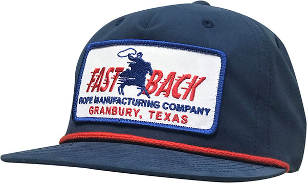 Fast Back Ropes -  Navy Retro Cap