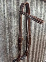 Latigo Leather Browband Bridle