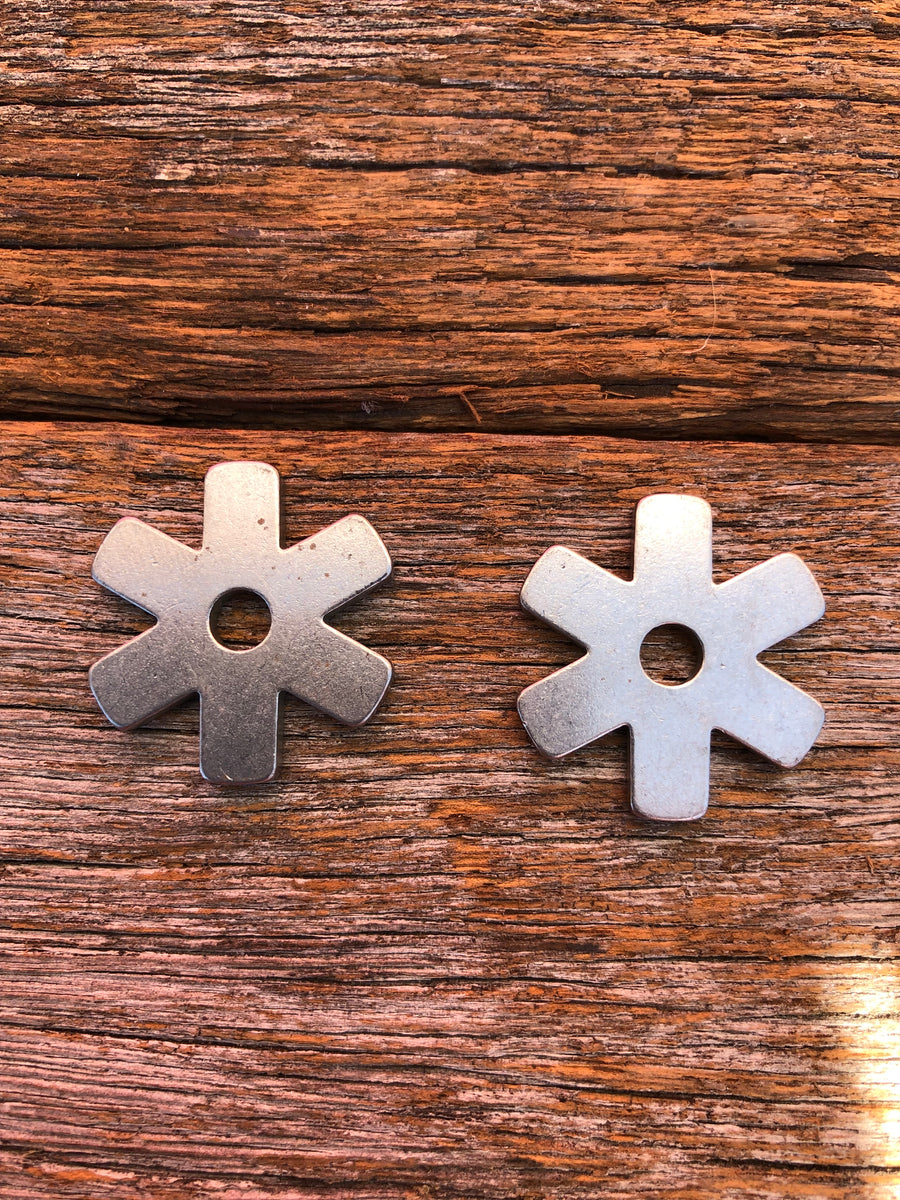 Dutton Spur Rowels - Medium 6pt. – The Cowboy's Closet