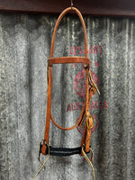 Straight Browband Headstall - Water Loop Ends (2)