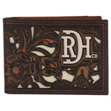 Red Dirt Hat Co Wallet - Tooled With Ivory Inlay