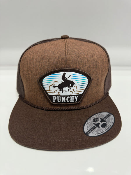 Hooey Cavvy Cap - Brown w/ Multi-Colour Patch