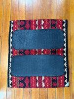 Ortho Equine Saddle Blanket - Riverland Black & Red