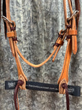 Leather Headstall - 5/8” Leather Tie Front