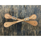 Spur Straps - Tan Basketweave