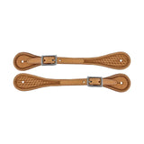 Spur Straps - Tan Basketweave