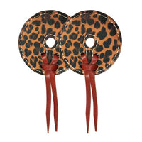 Leather Bit Guard - Cheetah Print