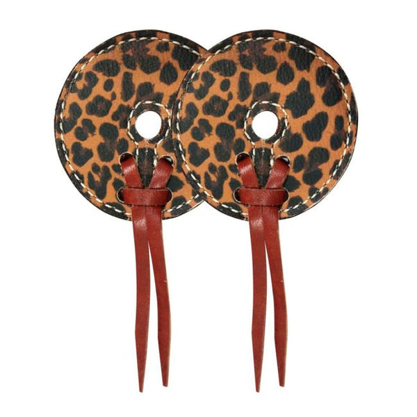 Leather Bit Guard - Cheetah Print