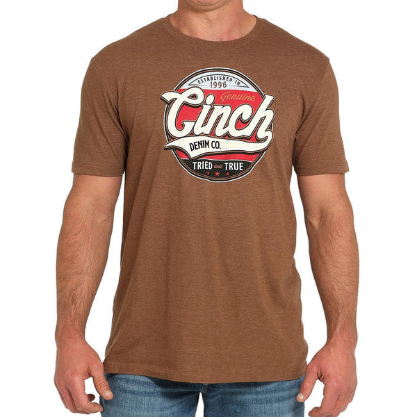 Cinch Mens Tee - Brown