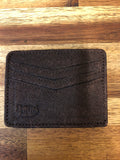 Justin Slim Card Wallet - Chocolate