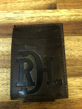 Red Dirt Hat Co Card Case - Distressed Leather