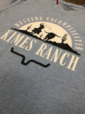 Kimes Ranch Tee - The Chase (Columbia Blue)