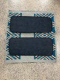 Ortho Equine Contoured Saddle Blanket - Grey/Blue