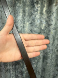 7" X 5/8" Smooth Leather Split Reins (Deep Brown)
