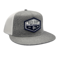 Red Dirt Hat Co - Big City Heather Grey/White