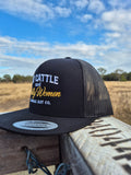 B Rural Co - Fat Cattle & Pretty Women Black/Gold Meshback