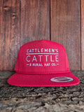 B Rural Co - Cattleman's Cattle Red Fabric Back
