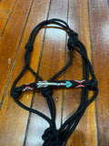 Tack - Multi Colour Beaded Rope Halter (TCC16366)