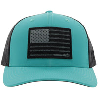 Hooey - Kids "Liberty Roper" Turquoise/Black Cap