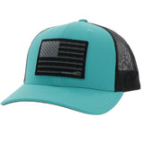 Hooey - Kids "Liberty Roper" Turquoise/Black Cap