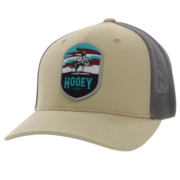 Hooey - "CHEYENNE" Tan/Grey Flexfit Cap