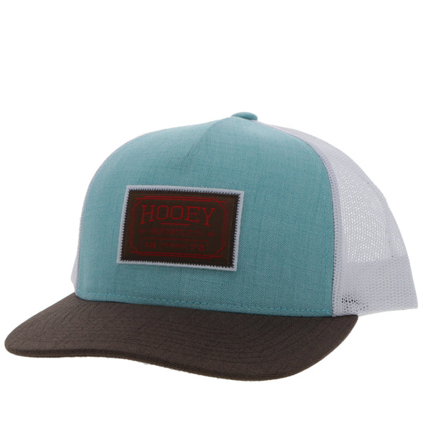 Hooey - Doc Aqua/White/Brown Cap