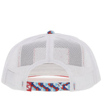 Hooey Lakota Cap - Blue/Red & White