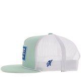 Hooey - Rope Like A Girl Mint/White w/Blue & Turquoise Patch Cap