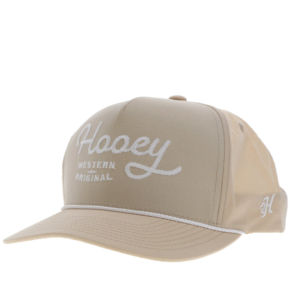 Hooey - OG Tan W/ White Stitching Cap